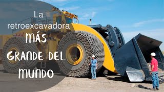 La retroexcavadora más grande del mundo Record Guinness para el mayor motor de movimiento de tierra [upl. by Ileray]