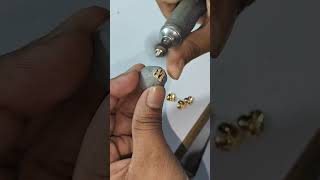 How to make gold jewellery design makingjewelleryviralvideojewellerydesigngolddesignringshorts [upl. by Llerrom]