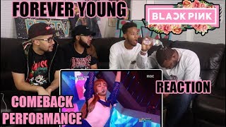 BLACKPINK 블랙핑크  FOREVER YOUNG Comeback Stage REACTIONREVIEW [upl. by Eimiaj]