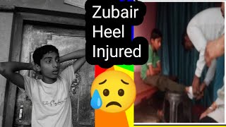 Zubair Heel Injured Vlog😥 videovlog injured vlog dailyvlog heels injuryprevention treatment [upl. by Arimihc819]