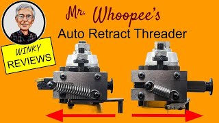 Using Mr Whoopees Auto Retract Threader to finish my Lathe Spindle Adapter [upl. by Bachman]