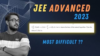 Jee Advanced 2023 question  Newton leibniz theorem  Differential Equations [upl. by Marga]