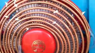 Homemade Air Conditioner DIY Copper Coil Air Cooler [upl. by Valleau]