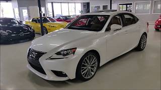 2016 Lexus IS300 AWD Startup and Walk Around [upl. by Azitram675]