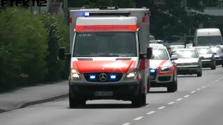 RTW  Neues NEF Rettungsdienst Helmstedt in Braunschweig [upl. by Eitsyrk213]