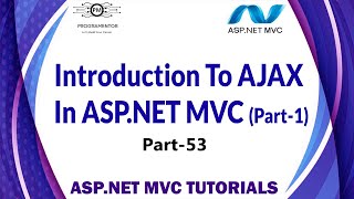 53  AJAX In ASPNET MVC  Introduction To AJAX In ASPNET MVC  MVC Tutorials  Part1 HindiUrdu [upl. by Scharaga]