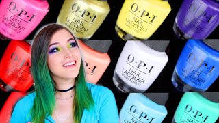 OPI Mexico City Spring Summer 2020 Nail Polish Collection Swatches and Review  KELLI MARISSA [upl. by Anwad]