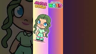 COLORFUL HAIRSTYLES Showdown – Toca Boca vs Avatar World 🌈💇‍♀️ [upl. by Ayal575]