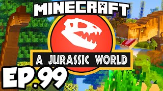 Jurassic World Minecraft Modded Survival Ep99  DINOSAUR MUSEUM RENOVATIONS Dinosaurs Modpack [upl. by Enilasor]