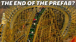 The End of The Intamin Prefab Wooden Coaster [upl. by Dnaleel]