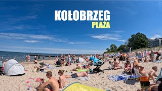 Kołobrzeg PLAŻA ⛱  LATO 2023  Spacer po plaży dzień pierwszy [upl. by Enilrek]