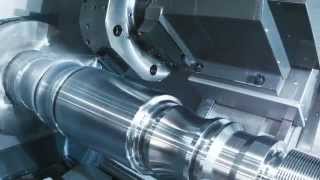 ST55 Cutting Demo  Haas Automation CNC Lathe Turning [upl. by Akina]