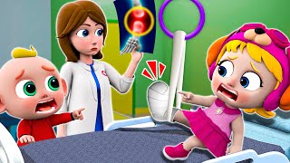 Oh No😨 XRAY In The Hospital  Healthy Habits Song and More Nursery Rhymes amp Kids Songs [upl. by Bueschel]