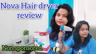 Nova Hair Dryer review banglifeMistu [upl. by Gigi]