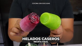 COMO HACER Helados Caseros Super FÁCIL [upl. by Descombes905]