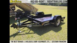 5x10 Lamar Trailers  Tilt Deck Trailer [upl. by Attayek]