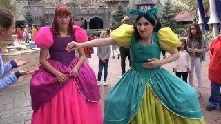 Anastasia and Drizella Marriage Proposal at Disneyland Paris  Meet amp Greet Cinderella Stepsisters [upl. by Yereffej]