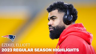 Ezekiel Elliott Top Plays of the 2023 Regular Season [upl. by Wenger]