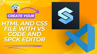 How to Create your HTML and CSS File using SPCK Editor for Mobile Users and VS Code for Desktop User [upl. by Rawlinson]