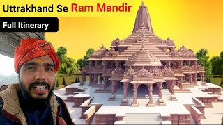 Ayodhya Ram Mandir full Itinerary  Pran prathista  3E or 3Ac  Traveller the kabira [upl. by Yared]