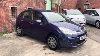 CITROEN C3 14 eHDi AIRDREAM VTR EGS AUTOMATIC 5 DOOR Finished in Virtual Blue HN63YRW [upl. by Oiruam]