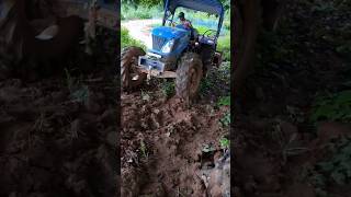 New holland tractor 4710 tractorvideo tractorrotavator [upl. by Francene]