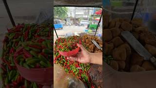 OH MY GOD  Tofu with 100 chilli streetfood food shortvideo [upl. by Anitroc349]