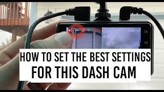 ★★★★★ Firsttime CHORTAU setup The best settings for this dash cam  Locked screen  Rear camera [upl. by Einna829]