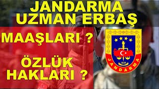 2023 JANDARMA UZMAN ERBAŞ ÖZLÜK HAKLARI  MAAŞLARI [upl. by Brom]