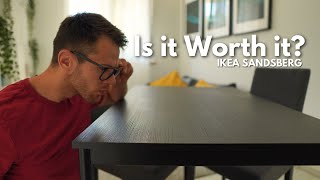 IKEA SANDSBERG TABLE review  After 6 Months [upl. by Roselani]