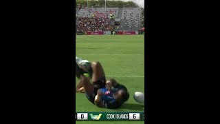 Maika Sivo gives the fans what they want nrl [upl. by Montford258]