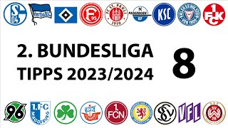 Bundesligatipps 2Liga  8Spieltag  Saison 20232024 [upl. by Onavlis]