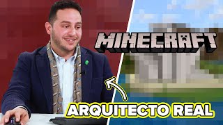 Arquitecto real juega Minecraft por primera vez [upl. by Foote]