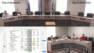 City of Brainerd  Personnel amp Finance Committee  9112024 [upl. by Aihtnys]