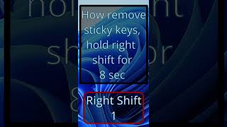 How To Turn Off Sticky Keys Easy [upl. by Lezti]