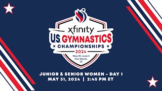 2024 Xfinity US Gymnastics Championships  Junior amp Senior Women  Day 1 [upl. by Lindsey]