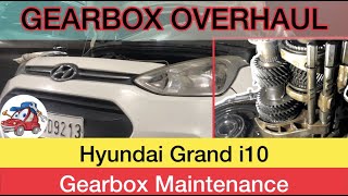 Gearbox Overhaul  Gearbox  Manual Gearbox maintenance  Hyundai Grand i10 Gearbox Overhaul [upl. by Maretz982]