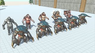 5 GORO amp RANTHORN VS 3X FACTION  Animal Revolt Battle Simulator [upl. by Ninel]