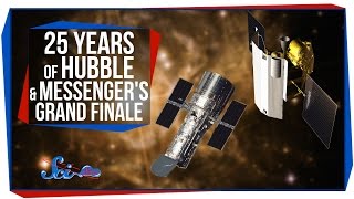 25 Years of Hubble and MESSENGERs Grand Finale [upl. by Hanfurd]