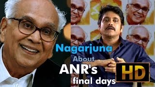 Nagarjuna gets emotional speaking about ANRs final days [upl. by Kusin921]