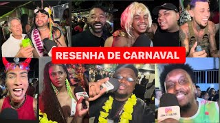 RESENHA DE CARNAVAL  BLOCO DAS PIRANHAS [upl. by Terchie]