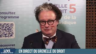 Grenelle du Droit 5  Louis Degos candidat au bâtonnat de Paris [upl. by Viking]