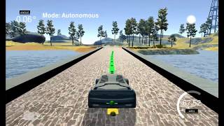 Driving a car with Model Predictive Control MPC [upl. by Tarabar]