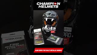 Klim Krios Pro Rally Metallic Bronze  ChampionHelmetscom motorcyclegear [upl. by Chessy]