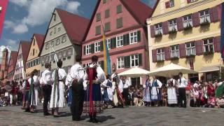 Siebenbürgische Jugendtanzgruppe Nürnberg  Dinkelsbühl 2010  Volkstanz [upl. by Levitt]