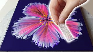 697 Incredible way to paint beautiful petals  Easy Painting ideas  Designer Gemma77 [upl. by Leland917]