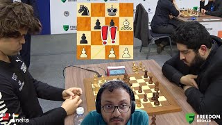 Magnus Carlsen destroys Maghsoodloo in 28 moves  Commentary by Sagar [upl. by Aileek]