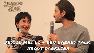 Ben Barnes amp Jessie Mei Li talk about the end of Shadow and Bone amp Darklina [upl. by Alverson]