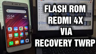 Flash ROM Recovery Redmi 4X Santoni mode Recovery via TWRP UBL [upl. by Neelya]