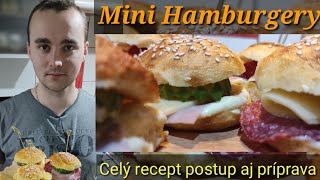 Domáce Mini Hamburgery  Výborný rýchly recept na Silvestrovský stôl alebo akúkoľvek oslavu [upl. by Anoek57]